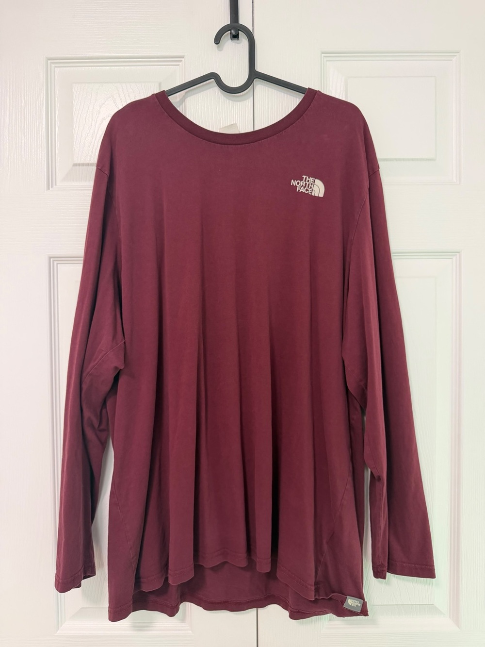 The North Face Men’s Long Sleeve Tee - Burgundy Maroon XXL